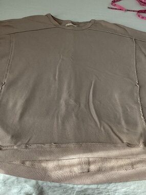 Free People Tunic Length Sweatshirt